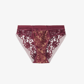 Culotte en dentelle (Bordeau) - OZE lingerie