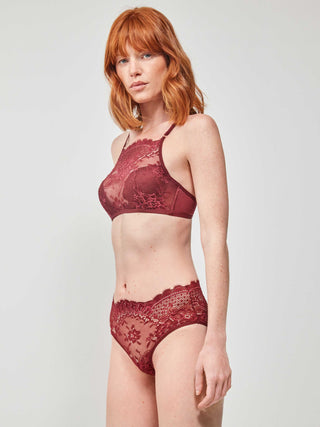 Top avec armatures et bonnets rembourrés en dentelle - OZE lingerie